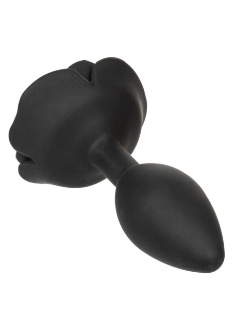 Large Rose Anal Plug Black Large Rose Anal Plug Black