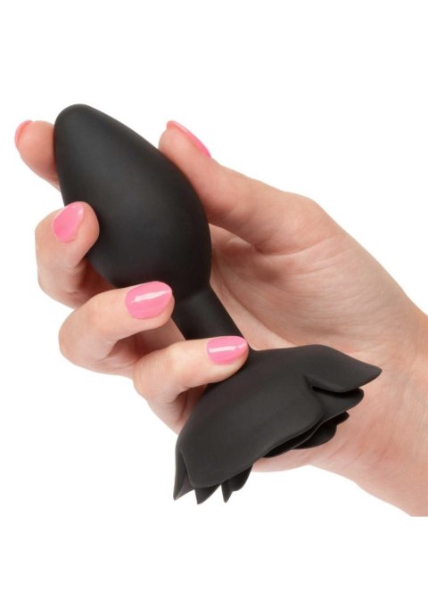 Large Rose Anal Plug Black Large Rose Anal Plug Black