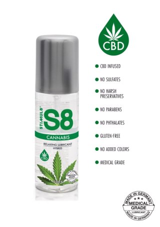 S8 - Żel smakowy hybrydowy - Hybrid Cannabis Lube 125ml Cannabis