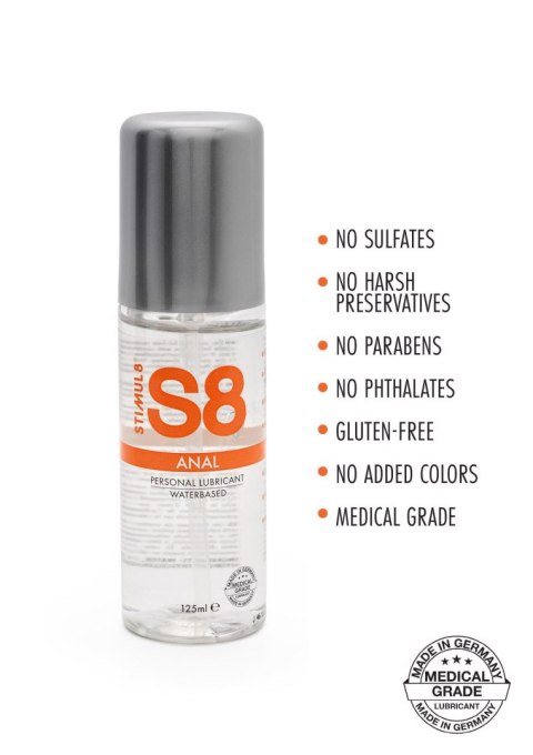 S8 - Żel analny - WB Anal Lube 125ml Natural S8 - Żel analny - WB Anal Lube 125ml Natural
