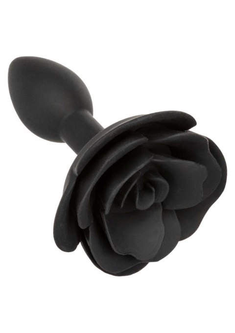 Small Rose Anal Plug Black Small Rose Anal Plug Black