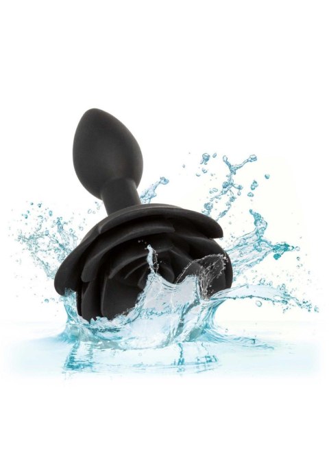 Small Rose Anal Plug Black Small Rose Anal Plug Black