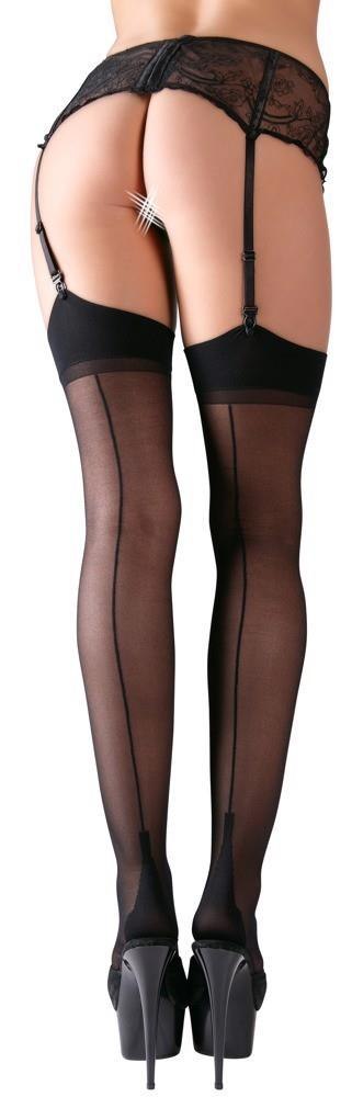 Cottelli - Pończochy - Stockings with seam black 3 Cottelli - Pończochy - Stockings with seam black 3