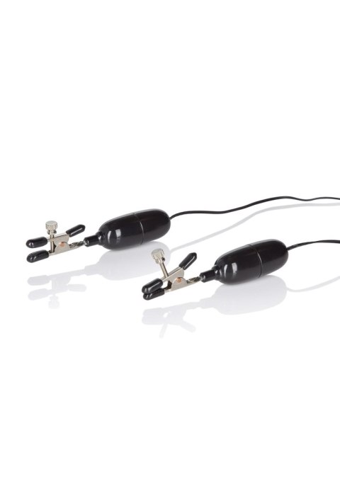 Vibrating Nipple Clamps Black Vibrating Nipple Clamps Black