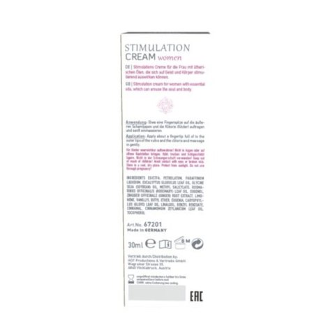 Hot - Krem stymulujący - Shiatsu Stimulation Cream Women 30ml Hot - Krem stymulujący - Shiatsu Stimulation Cream Women 30ml