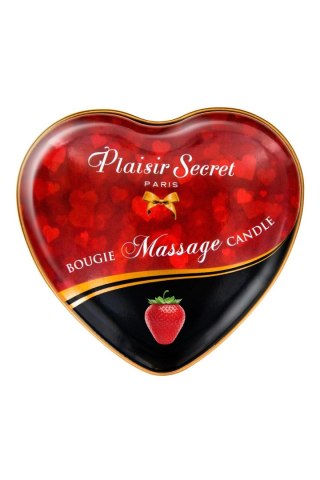 Plaisir Secret - Świeca do masażu - BOUGIE MASSAGE FRAISE 35ML