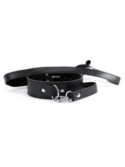 Smycz z obrożą - Black Collar And Leash Smycz z obrożą - Black Collar And Leash