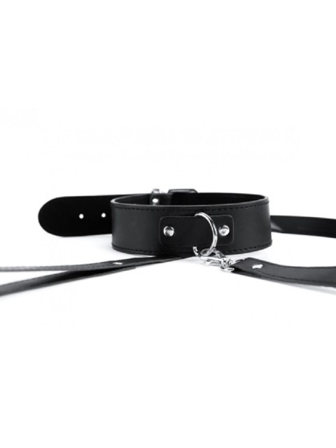 Smycz z obrożą - Black Collar And Leash Smycz z obrożą - Black Collar And Leash