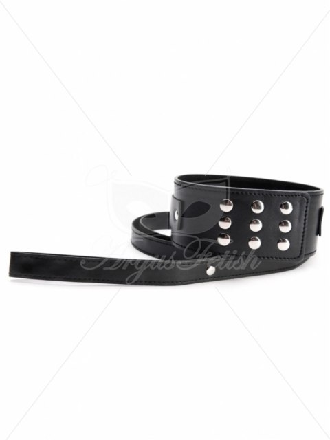 Smycz z obrożą - Black Collar With Leash Smycz z obrożą - Black Collar With Leash