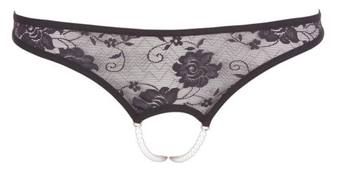 Cottelli - Stringi - Lace String Pearls black S Cottelli - Stringi - Lace String Pearls black S