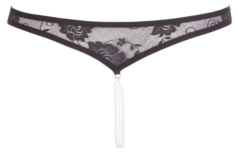 Cottelli - Stringi - Lace String Pearls black S Cottelli - Stringi - Lace String Pearls black S