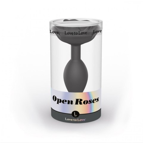 OPEN ROSES L SIZE - BLACK ONYX OPEN ROSES L SIZE - BLACK ONYX