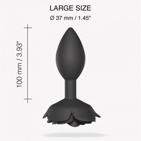 OPEN ROSES L SIZE - BLACK ONYX OPEN ROSES L SIZE - BLACK ONYX