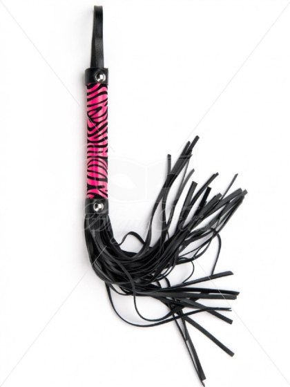 Pejcz - Purple Small Leopard Flogger