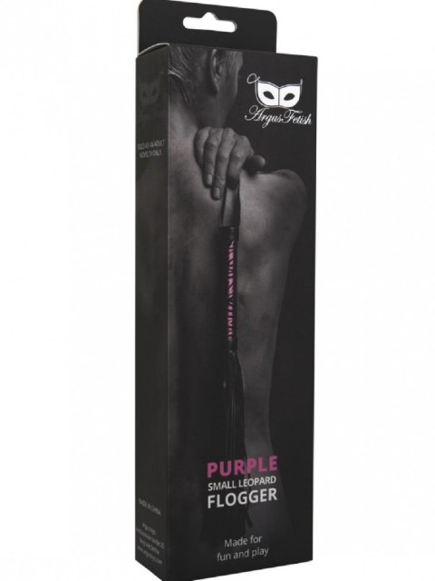 Pejcz - Purple Small Leopard Flogger Pejcz - Purple Small Leopard Flogger