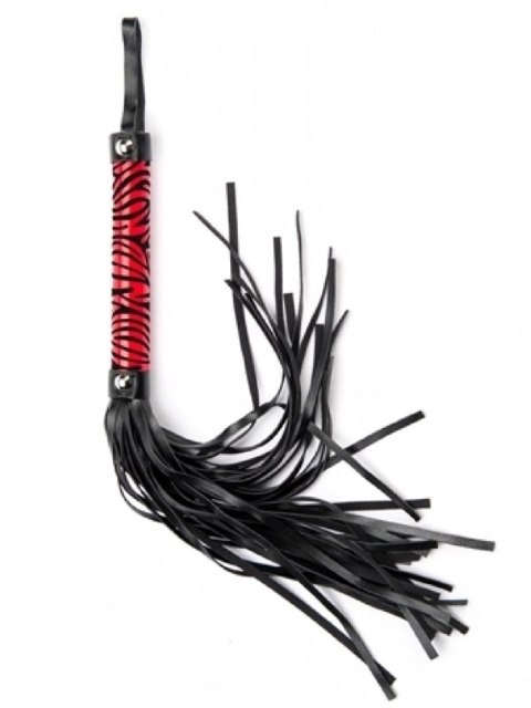 Pejcz - Red Small Leopard Flogger Pejcz - Red Small Leopard Flogger