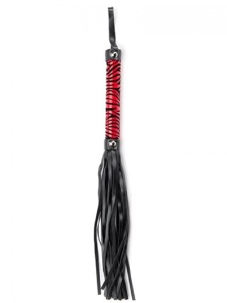 Pejcz - Red Small Leopard Flogger