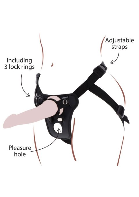 Strap-On Pleasure Harness Black Strap-On Pleasure Harness Black