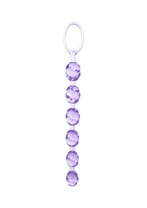 Swirl Pleasure Beads Purple Swirl Pleasure Beads Purple