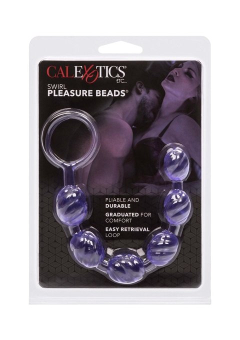 Swirl Pleasure Beads Purple Swirl Pleasure Beads Purple