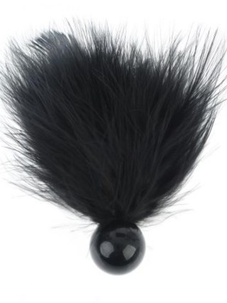 Piórko do łaskotania - Tickler with Ball Black