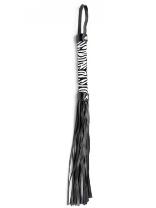 Pejcz - White Small Leopard Flogger