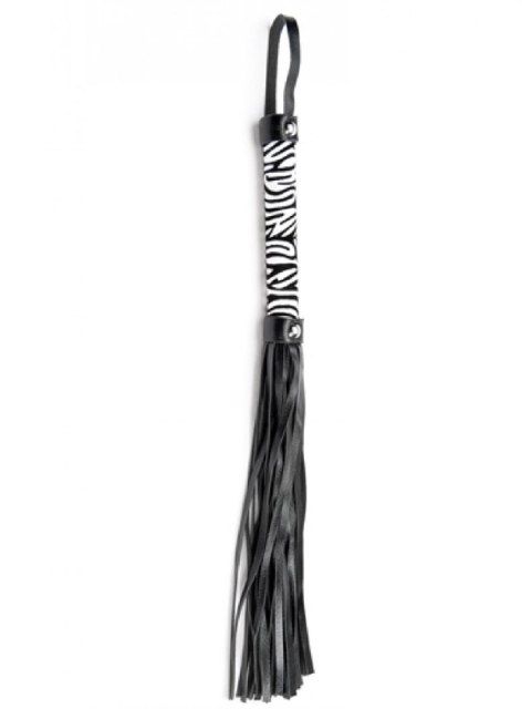 Pejcz - White Small Leopard Flogger Pejcz - White Small Leopard Flogger