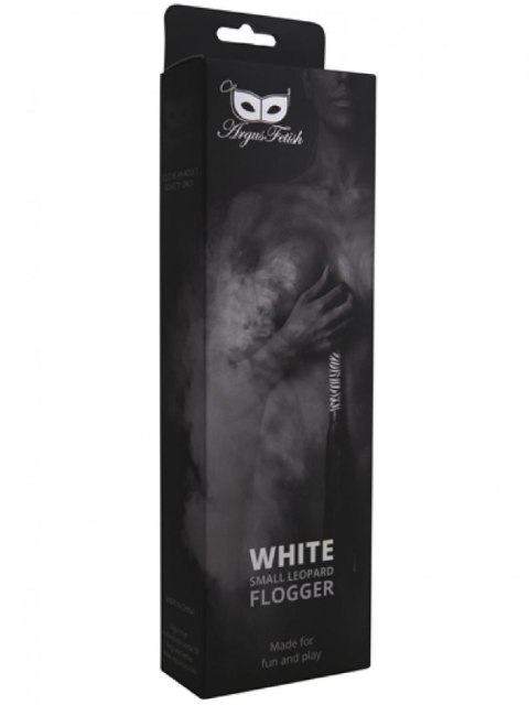 Pejcz - White Small Leopard Flogger Pejcz - White Small Leopard Flogger