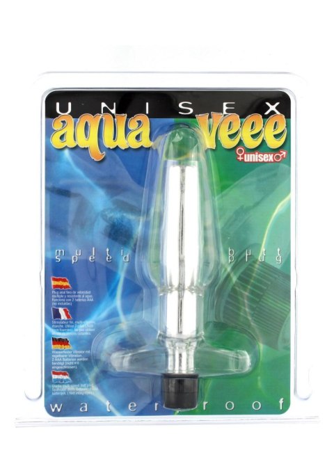 Aqua Vee Butt Plug Transparent Aqua Vee Butt Plug Transparent