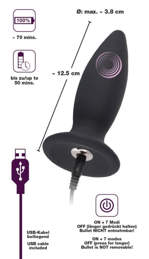 Black Velvets Recharge Plug M Black Velvets Recharge Plug M