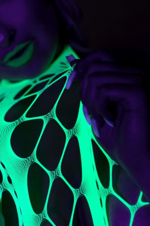 Ouch! - Bodystocking with Halterneck - Green - XS/XL Ouch! - Bodystocking with Halterneck - Green - XS/XL