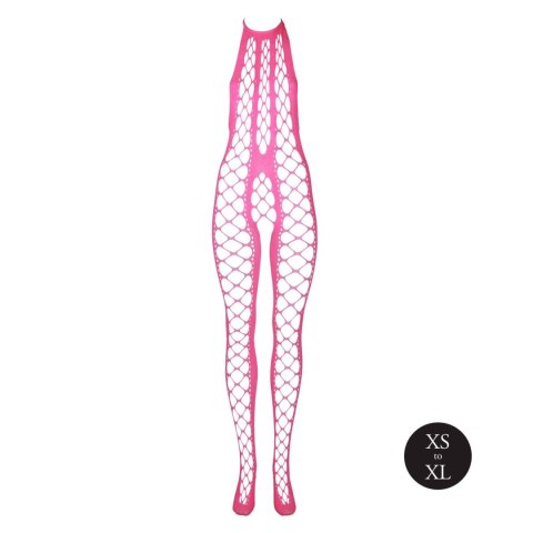 Ouch! - Bodystocking with Halterneck - Pink - XS/XL Ouch! - Bodystocking with Halterneck - Pink - XS/XL