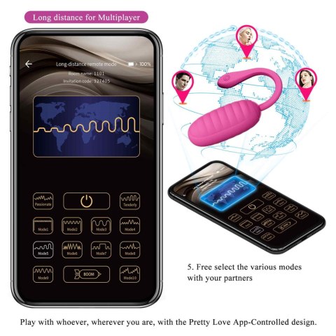 PRETTY LOVE -Kirk, 12 vibration functions Mobile APP remote control PRETTY LOVE -Kirk, 12 vibration functions Mobile APP remote control