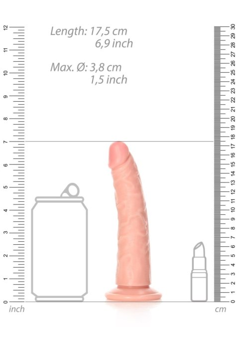 Slim Realistic Dildo with Suction Cup - 6""""/ 15,5 cm Slim Realistic Dildo with Suction Cup - 6""""/ 15,5 cm