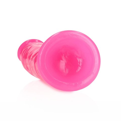 Slim Realistic Dildo with Suction Cup - Glow in the Dark - 6'' / 15,5 cm Slim Realistic Dildo with Suction Cup - Glow in the Dark - 6'' / 15,5 cm