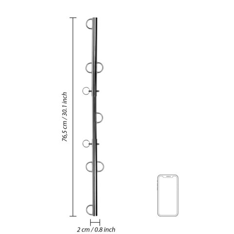 Spreader Bar with Multiple Hooks - Silver Spreader Bar with Multiple Hooks - Silver