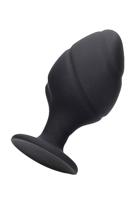 Swirled Butt Plug Set - Black Swirled Butt Plug Set - Black
