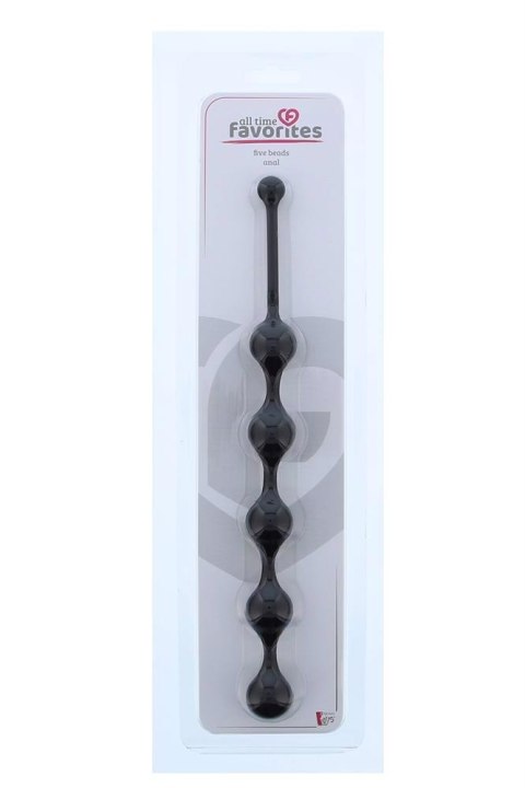 ALL TIME FAVORITES FIVE BEADS ANAL BLACK ALL TIME FAVORITES FIVE BEADS ANAL BLACK