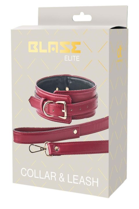 BLAZE ELITE COLLAR AND LEASH RED BLAZE ELITE COLLAR AND LEASH RED