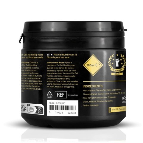 Żel do fistingu - BUTTR - Fisting Gel Numbing - 500 ml Żel do fistingu - BUTTR - Fisting Gel Numbing - 500 ml