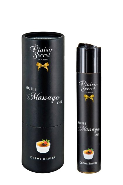 Plaisir Secret - Olejek do masażu - HUILE MASSAGE CREME BRULEE 59ML