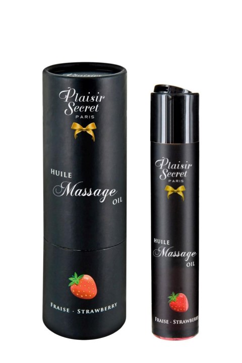 Plaisir Secret - Olejek do masażu - HUILE MASSAGE FRAISE 59ML Plaisir Secret - Olejek do masażu - HUILE MASSAGE FRAISE 59ML