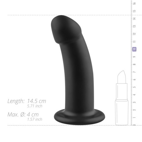 No-Parts - Charlie Dildo 14.5 cm - Black No-Parts - Charlie Dildo 14.5 cm - Black