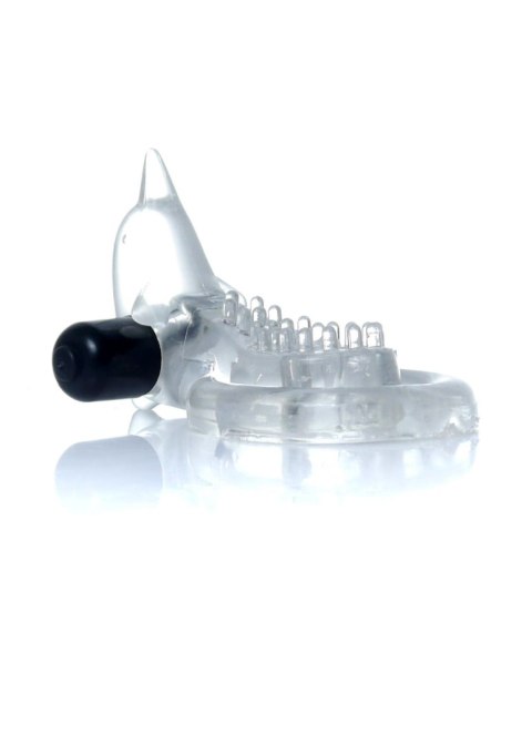Pierścień-Dolphin Vibro CockRing Clear Pierścień-Dolphin Vibro CockRing Clear