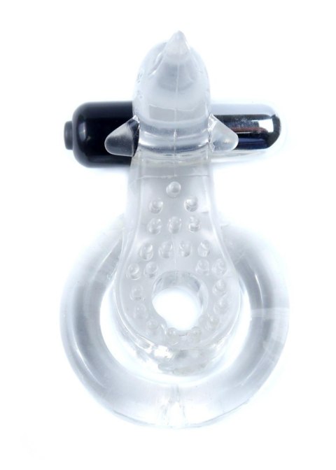 Pierścień-Dolphin Vibro CockRing Clear Pierścień-Dolphin Vibro CockRing Clear