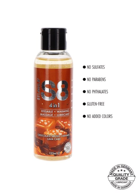 S8 - Żel smakowy rozgrzewający - 4-in-1 Dessert Lube 125ml Chocolate S8 - Żel smakowy rozgrzewający - 4-in-1 Dessert Lube 125ml Chocolate