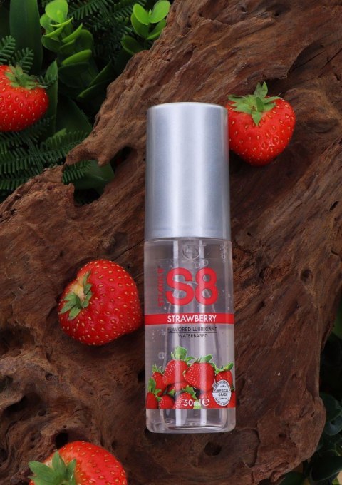 S8 - Żel smakowy na bazie wody - Flavored Lube 50ml Strawberry S8 - Żel smakowy na bazie wody - Flavored Lube 50ml Strawberry