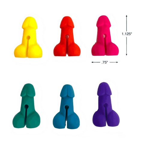 Super Fun Penis - Cocktail Markers - Set of 6 Super Fun Penis - Cocktail Markers - Set of 6