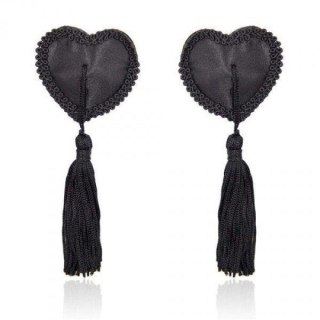 Nasutniki - Heart Nipples Tassels BLACK