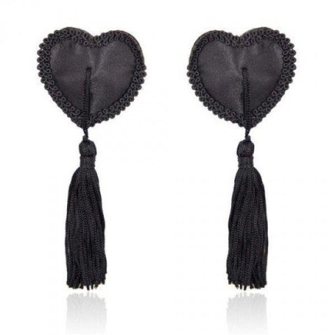 Nasutniki - Heart Nipples Tassels BLACK Nasutniki - Heart Nipples Tassels BLACK